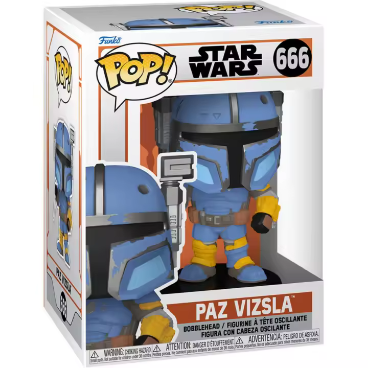 Figura Funko POP Star Wars Mandalorian Paz Vizsla - 1