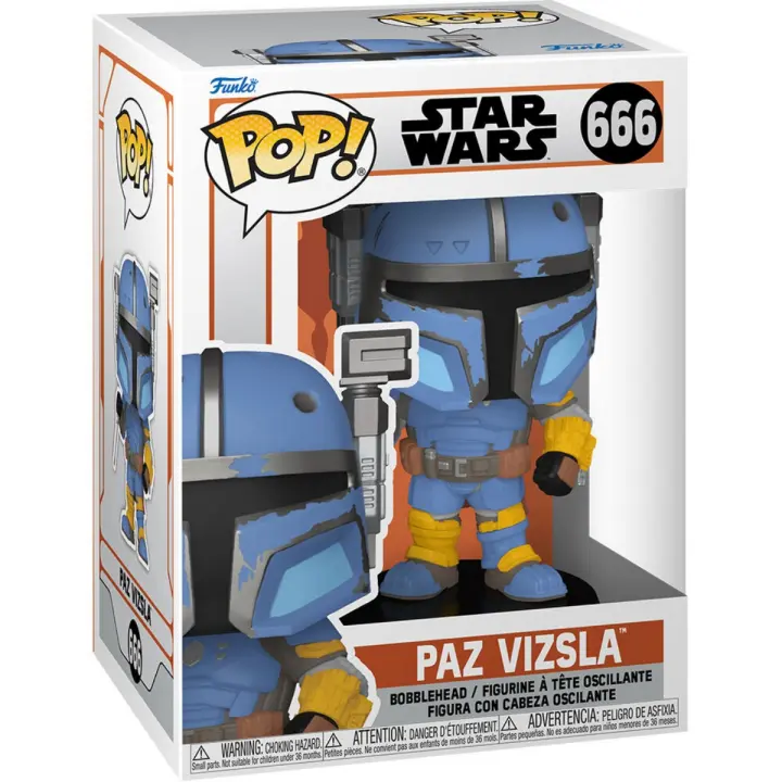 Figura Funko POP Star Wars Mandalorian Paz Vizsla - 1