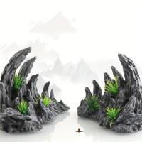 Piedra De Resina Para Acuario Escaparate Micro Paisaje Bonsái Fuente De Piedra Para Decoración De Acuario Mobiliario De Acuario - details 1
