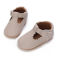 Zapatos Para Bebé Recién Nacidos Niñas Clásicos Corazón De Goma Antideslizante PU Vestido Primera Caminadora Zapatos De Cuna - details 31