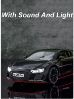 Coche De Juguete R8 V10 plus a Escala 1/24 En Aleación De Zinc Con Función De Retroceso Y Sonido Luz Regalo Para Niños - details 5