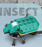 Mini Serie De Insectos Bloques De Construcción Unicornio Scarab Cucaracha Juguetes De Artesanía Pequeños Animales Para Niños Regalo De Navidad - details 12