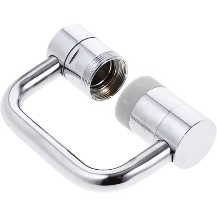 Extensor de grifo giratorio Aireador de grifo de cocina Accesorio de rociador de fregadero Brazo de manguera portátil Adaptador de grifo Filtro de baño Accesorio de grifo Cobre Plata - 1