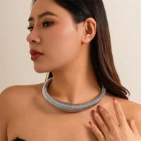 Collar Gargantúa De Metal Pesado Para Mujeres Vintage Y Grunge Estilo Steampunk Cadena Gruesa Collar Torques Adecuado Para Hombres Y Mujeres Fiesta - details 4