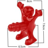 Abreviador De Vino Creativo Rojo Con Villano Divertido Para Bebida Eco-amigable Regalo Ideal Para San Valentín Navidad Y Fiesta En Casa - details 1