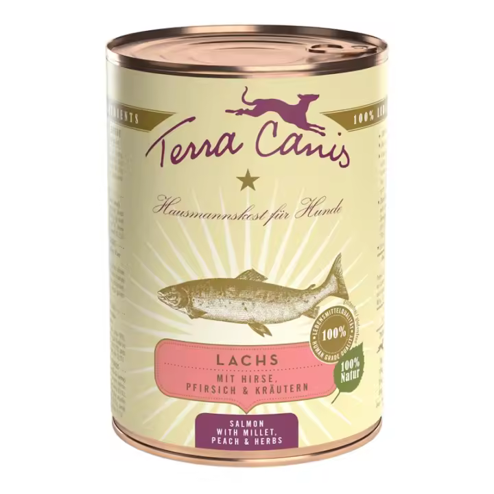 Terracanis TERRA CANIS CLASSIC - Salmón con mijo, melocotón y hierbas - 1