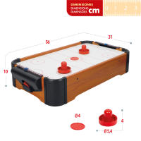 ColorBaby- Juegos de mesa JUEGO HOCKEY AIRE 56X31X10 CM Juguete para adultos niños oficial y original calidad de confianza - details 1