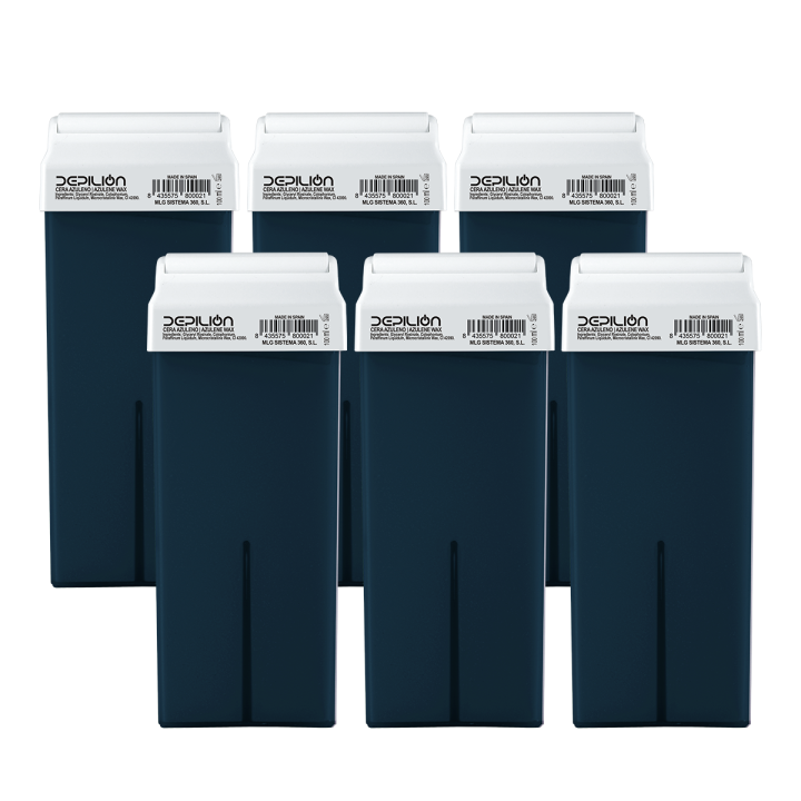 Pack 6 x Roll On Cera Azuleno 100ml - Depilion - Vendido por Beauty World Distributor