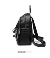 Mochila De Cuero PU Para Mujer Bolso Diario Multifuncional Pequeña Con Hombros Cruzados Y Cadena Decorativa Bolsa Escolar Regalo - details 8