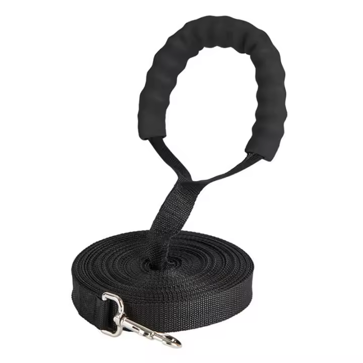 Correa Para Perros Larga Con Mango De Esponja Cómodo Correa De Aliento Para Entrenamiento Al Aire Libre Para Perros Pequeños Medianos Y Grandes 10m - 1