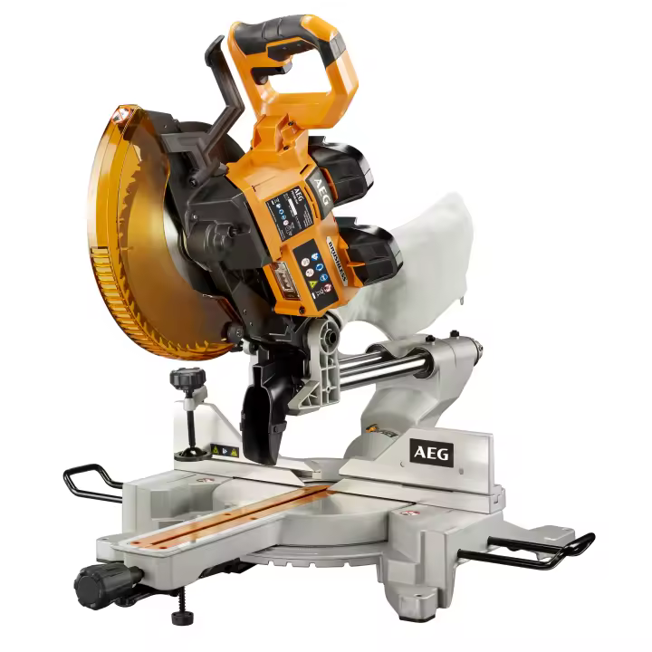 AEG Ingletadora Sin Escobillas 18V 254mm - Potente y Sin Escobillas - 1
