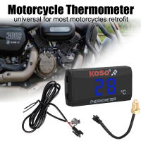 Medidor De Temperatura Para Tanque De Agua 0-120°C Monitor Con Indicadores Rojo Y Azul Advertencia Termómetro Para Motocicleta Con Sensores Universal - details 2
