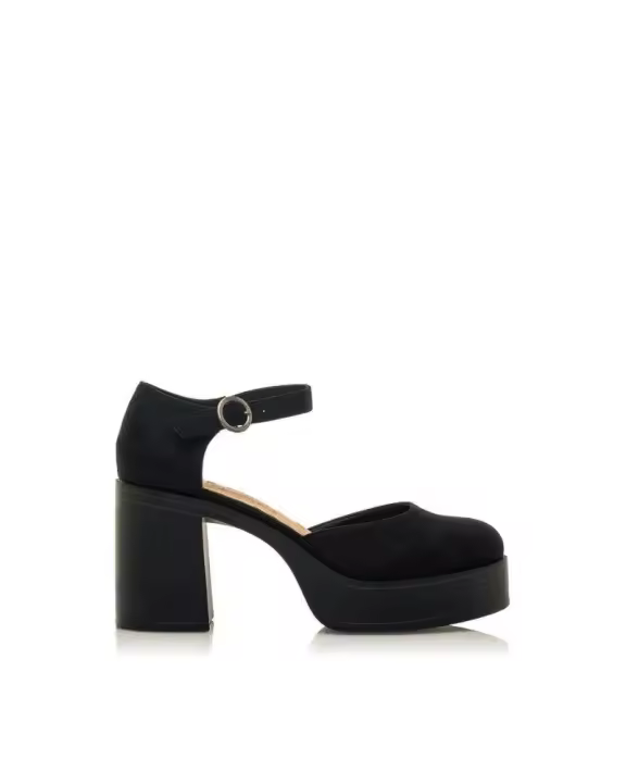 21444266404 52988 Mustang Zapatos Mujer Negro Tacones Medios - Elegante Diseño - 1