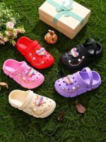 Clogs Casuales Para Niñas Con Decoraciones De Corazones Secado Rápido Ligeros Y Antideslizantes Adecuados Para Baños Internos Y Externos - details 28