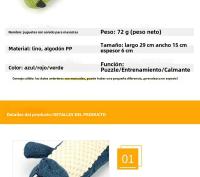 Juguete De Peluche Para Perros Nueva Sonido De Miel De Maíz Suave De Piel De Cocodrilo Masticar Y Moler Dientes Limpieza Oral - details 3