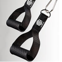 ManiBoom Polea Gimnasio Casa Multifuncional - Kit de Poleas de Musculacion Ajustable con Accesorios Barra 2 en 1 + Cuerda Triceps + Asas - Maquina Home Gym - Rack Pared Multigym con todos los accesorios - details 3