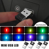 Lámpara Decorativa LED RGB Mini USB Para Coche Luz Ambiente Portátil Colorida Neón Para Decoración Interna Del Auto - details 0