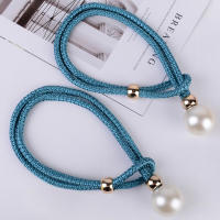 Paquete De 2 Correas Para Cortinas De Lujo Con Perlas Decorativas Accesorios Para Cortinas De Algodón Material De Lana - details 8