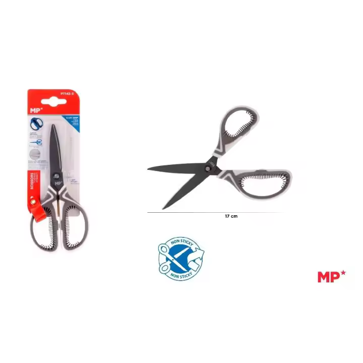 Mainpaper. TIJERAS ANTIADHERENTES ERGONÓMICAS LIGERAS  Tijera antiadherente con mango de silicona - 1