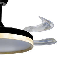Ventilador de techo XTRELAMP IBSEN Motor Dc  6v NEGRO LED 36W con mando a distancia 3600 lm Diámetro 106cm - details 1