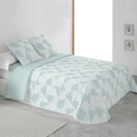 BOHEME - Colcha estampada reversible cosida Carla Agua - details 0