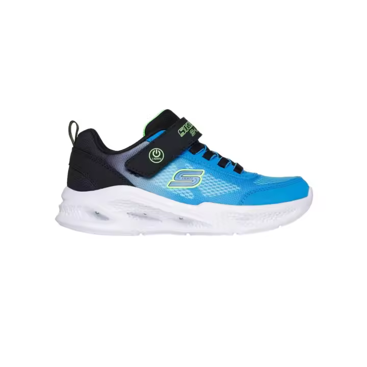 Zapatillas skechers s lights meteor krendox azul de niño. - 1