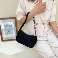 Bolso De Hombro De Corduroy Chic Con Cadena Underarm Bolso De Mano Sencillo Para Mujeres Con Cremallera Adecuado Para El Uso Diario - details 15