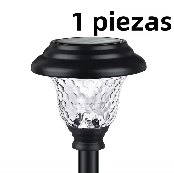 Lámparas De Jardín Solar Con Piltraña Incluida Autoencendido Al Atardecer Luz De Camino Solar Para Exterior IP65 ABS Modernas - 1