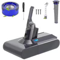 ZVD actualizado 6.0ah V8 compatible con V8 Animal/absoluto/Motorhead/esponjoso/SV10 portátil de vacío Li-ion 967834 05 - details 0