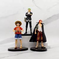 Figura De Anime OnePiece Con Personajes Nami Uta Luffy Zoro Sanji Robin Shanks Modelo Para Regalo De Niños Material PVC - details 2
