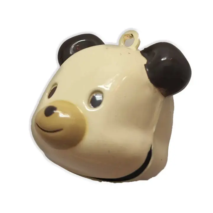 Cascabel Decorativo Metálico – Tamaño Mini – Bell – Animales – Oso – Bear – Música para tu Ropa y Complementos – 1,5 x 1,5 cm. – Moda The Happy Patch - 1