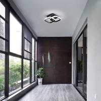 Lámpara De Techo Moderna En Metal Tres Tonos Para Sala De Estar Pasillo Balcón Decoración Del Hogar Incluye Bombillas Fuente De Alimentación AC 85-265V - details 9