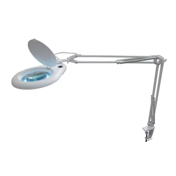 Flexo con Lupa de 5 Aumentos y LED 10W - Brazo Extensible y Orientable - 1