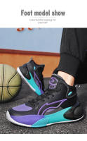 Zapatillas De Baloncesto Para Hombres Cómodas Transpirables Con Colchón Antideslizante Nueva Moda Deportiva Al Aire Libre Zapatillas De Correr - details 7