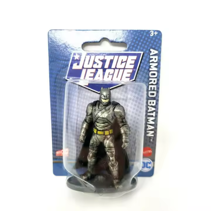 MATTEL - Mini Figura Batman Blindado - Liga de la Justicia - Micro Colección - Marvel DC - Para mayores de 3 años - 1