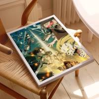 Póster De Anime A-Attack COOL En Titan De Alta Calidad Impresión Digital Adhesivo Y Resistente Al Agua Para Decoración De Pared Café Bar Oficina - details 8