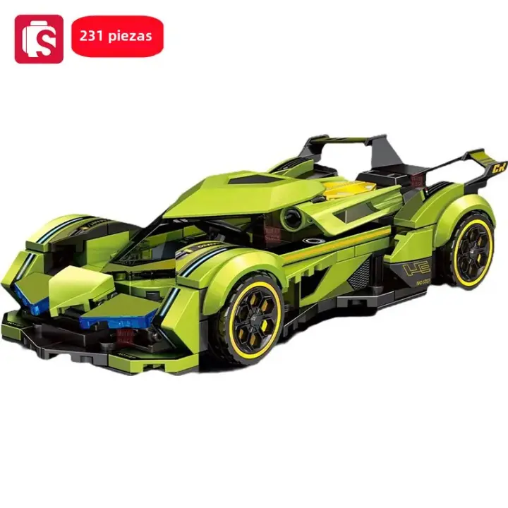 SEMBO Serie Famosa De Coches Deportivos Kit De Bloques De Construcción Para Niños Juguetes De Vehículo De Carreras Regalo De Navidad Para Chicos Edad Recomendada 6-12 Años - 1