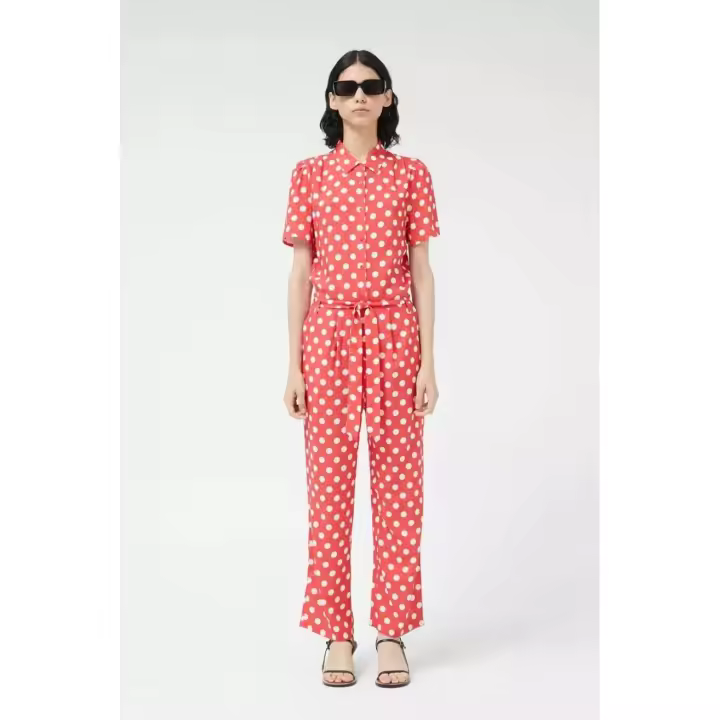Compañia Fantastica Mono Mujer Topos Rojo - 1