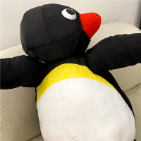 Mochila De Peluche Divertida Y Bonita De Pingüino Para Niños Mochila De Hombro Miniatura Estilo Casual Material Nylon - details 7