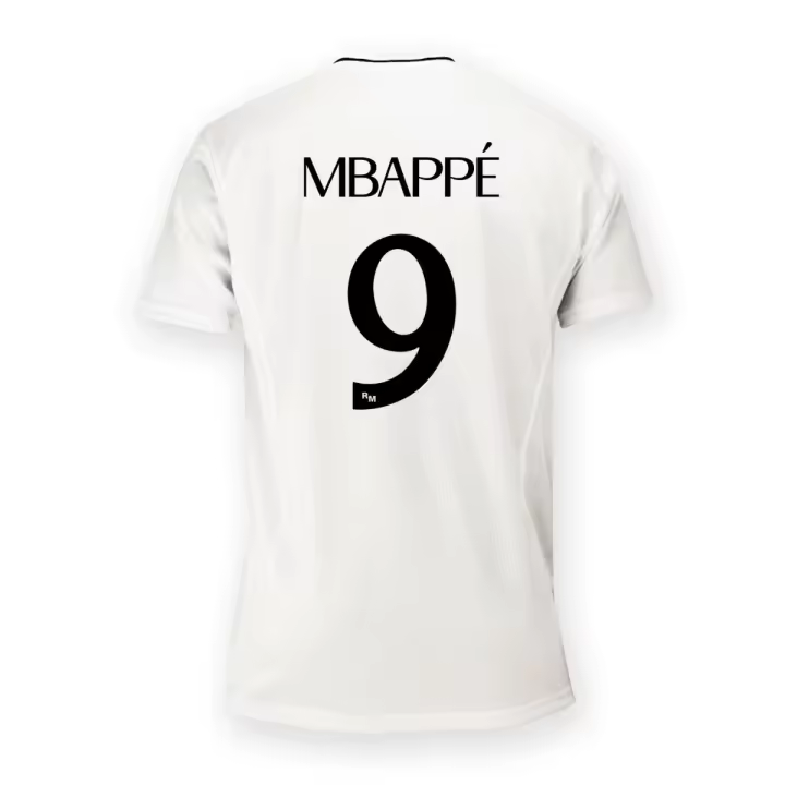 REAL MADRID Camiseta MBAPPÉ 9 - Primera Equipación Temporada 24/25 - Camiseta Real Madrid Réplica 100% Oficial Autorizada con Licencia, Sello y Garantía - Pro Navidad® - 1
