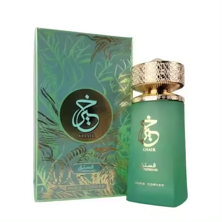 Perfume de Lujo Paris Corner Khair Pistachio 100ml Unisex  100% Original, Dulce Gourmet y Amaderado, Larga Duración  Perfume Árabe, Mejor Regalo y Uso Diario - 1