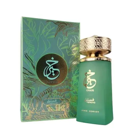Perfume de Lujo Paris Corner Khair Pistachio 100ml Unisex  100% Original, Dulce Gourmet y Amaderado, Larga Duración  Perfume Árabe, Mejor Regalo y Uso Diario - 1