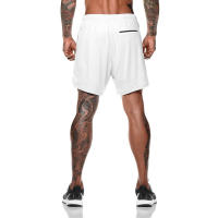Shorts Deportivos Para Hombre 2 En 1 Running Shorts Ventilados Verano Con Bolsillo Integrado Para Entrenamiento Fitness Y Playa - details 7