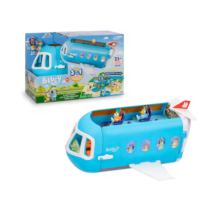 Avión 3 en 1 Bluey BLY75000 BLUEY FAMOSA - 1