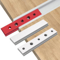 100MM Miter Bar Slider T-Slider T Slot Miter Track Jig T Screw Fixture Slot De Aleación De Aluminio Para Trabajar Con Madera Mesa De Router Herramienta De Carpintería - details 0