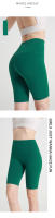 Nuevos Shorts De Yoga Para Mujer Verano Color Sólido Sin Estampado Cinco Puntos Ciclismo Gimnasio Correr Pantalones De Fitness Talla True - details 5