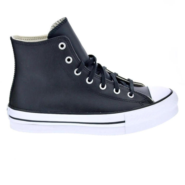 Converse Mujer Zapatillas botas modelo All Star Eva Lift Chuck Taylor Plataforma Piel Negro