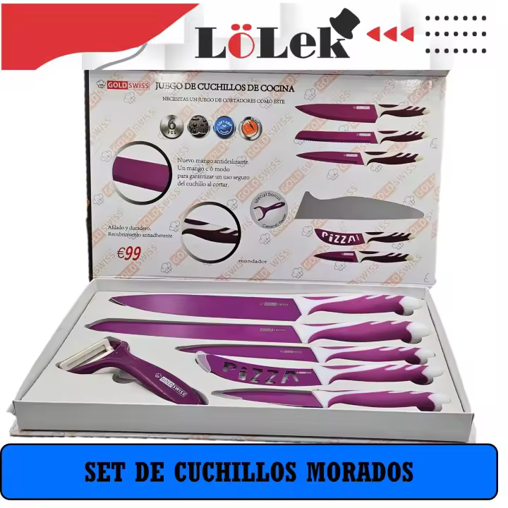 Lolek Set de 5 Cuchillos de Alta Calidad - 1