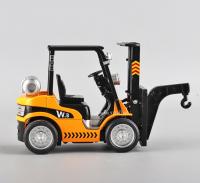 Modelo De Grúa Pala Cargadora 1:24 En Miniatura Metal Con Sonido Y Luz Vehículo De Ingeniería Ajustable Juguete De Coche Para Almacenamiento - details 7