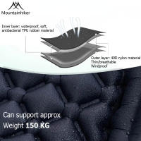 MOUNTAINHIKER Almohadilla De Dormir Para Exteriores Manta Inflable Con Cojines Matrícula Plegable Para Viajes Y Senderismo - details 2